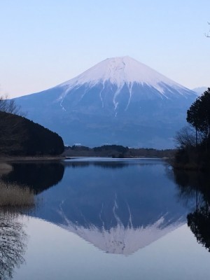 田貫湖の逆さ富士