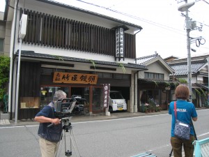 NHKさん、広テレさんが取材に来られました